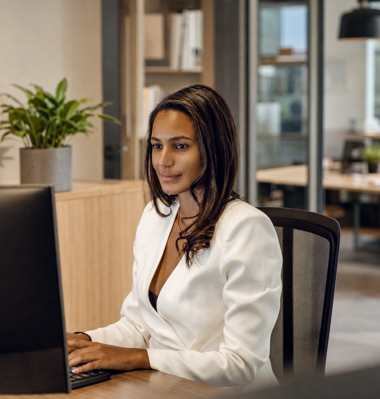 Founder of Impact Growth Partners in a professional office environment.